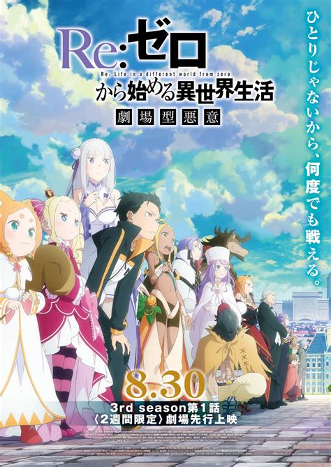 Regarde Re:ZERO Saison 3 en VF sur Crunchyroll